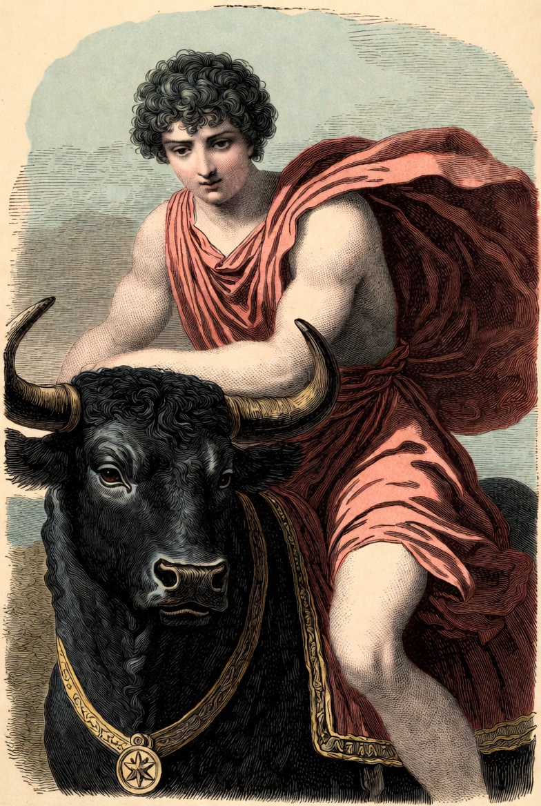 Classical engraving illustration